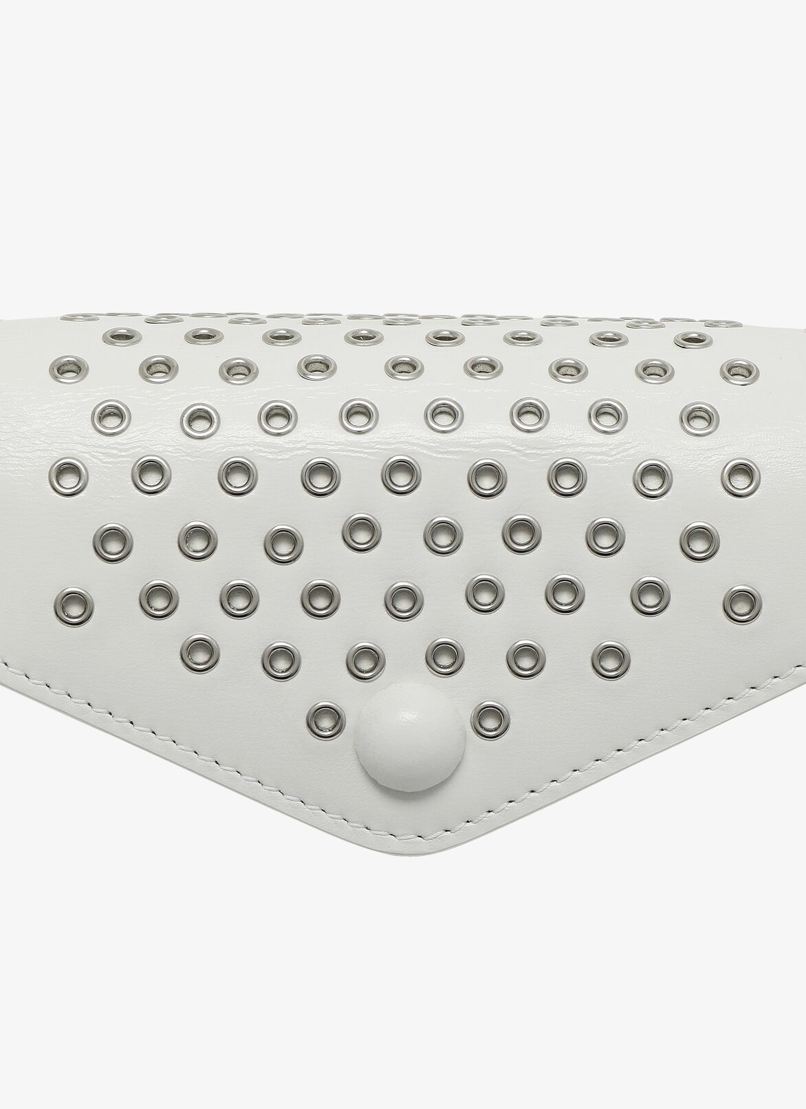 HANDKERCHIEF CUIR LUX OEILLET OPTICAL WHITE ALAÏA WHITE  HANDKERCHIEF CUIR LUX OEILLET OPTICAL WHITE